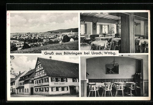 Böhringen bei urach - ak,