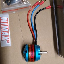 Himax 3510-1100kv mit Zubehör ovp neu  MPX  3,5mm Goldstecker Brushless Motor