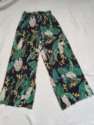 Hose schwarz grün - xs,