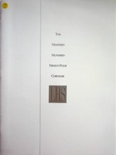 276580) Chrysler LHS - USA - Prospekt 1994