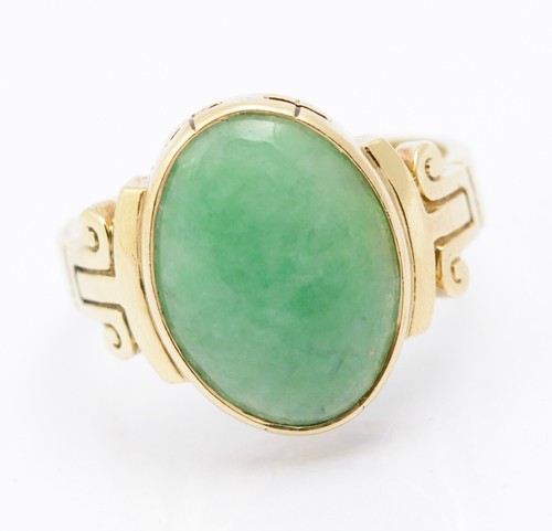 Ring gelbgold mit großem - ring,
