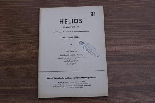 Helios sonnenstrahl heft - heft, nr
