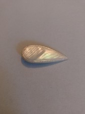 Vintage Tuchclip Schalclip Tuchhalter Perlmutt? alt sehr guter Zustand