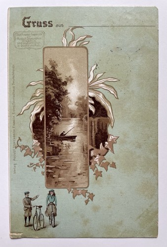 Alte reklame postkarte - alte,