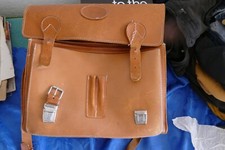 Ledertasche, Lederranzen, Ranzen, groß, Cognacfarben, CityLine Matur