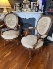 antik Rokoko 2 Sessel aus