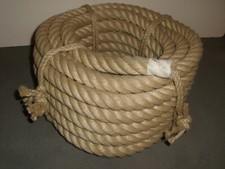 Neues 14m langes Jute Seil D= 26mm für Kletterwand Baumhaus Klettergarten DEKO