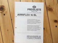 1974, Preisliste  Filmkamera