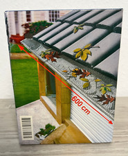 Dachrinnenschutz Laubschutz Gitter Abdeckung 600 cm UV- und witterungsbeständig