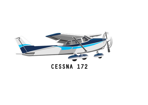 Flugzeug cessna 172 - flugzeug,