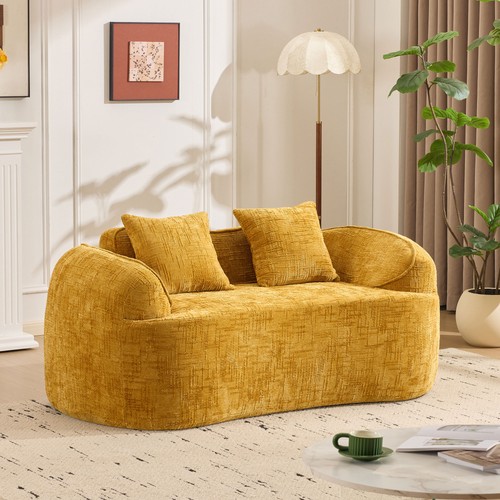 Yellow curved two - -, person