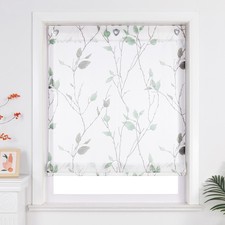 Transparent Raffrollo Blätter