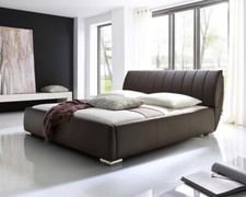 NEU Designer Luxus Lederbett