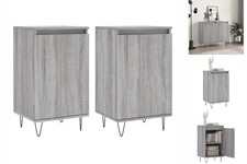 Sideboards 2 Stk. Grau Sonoma