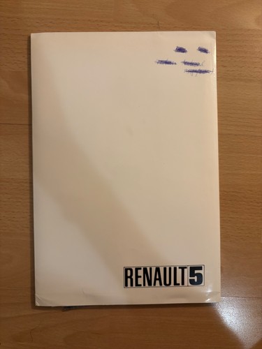 Pressemappe renault 5 - renault, r