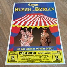 Circus Busch Berlin, Busch-Roland,    Zirkus Circo Cirque Cirkus Plakat Poster 