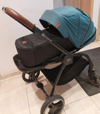 Kinderkraft Kinderwagen 2 in 1 EVOLUTION COCOON grün/türkis & Zubehör gebraucht