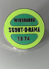 Scout O Rama Halstuchring Pfadfinder 1974 Wiesbaden VCP DPSG Vintage Boy Scout