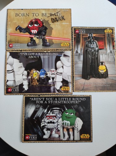 Star wars postkarten - m&m,