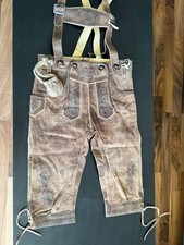 Kinder Lederhose lang Größe