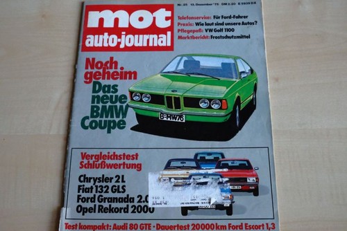 Mot 1975 audi 80 gte - mot,