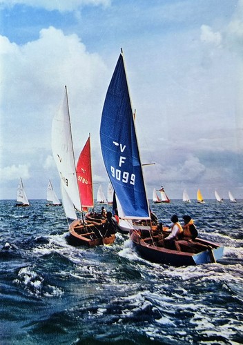 Vaurien segelboote 1973 alte - vaurien-segelboote,