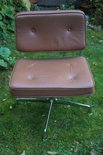 Vitra ES 101 Intermediate chair Eames Hermann Miller Leder braun