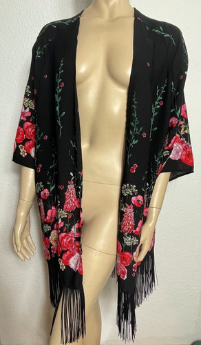 Kimono tunika cardigan mit - cardigan,