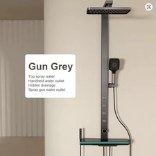 Duschset Regendusche LED Digital piano anzeige, Spa Massage