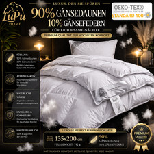 135x200 Daunendecke 90%