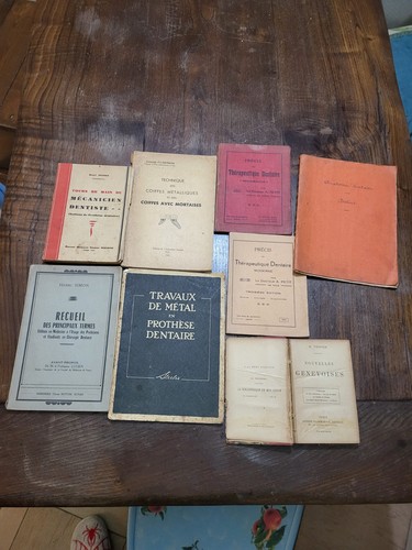 Lot alte bücher zahnmedizin - alte,