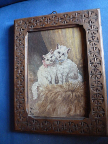 Katzen ölgemälde auf - katzen,