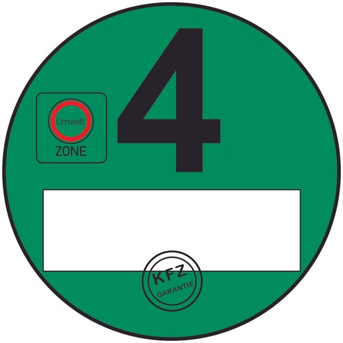 Euro plakette gün - 2x,