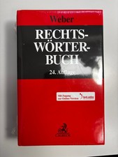 Weber Rechtswörterbuch 24