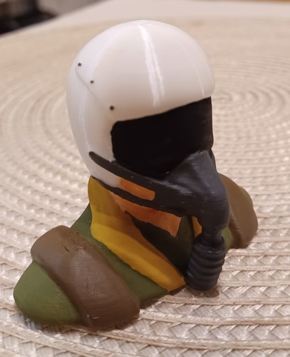 Düsenjagdpilot groß 3d - rc,