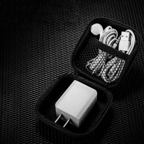 10pcs square earphone storage - square,
