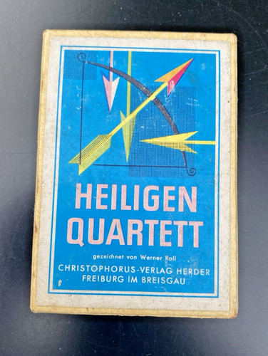 Quartettspiel heiligen - quartettspiel,