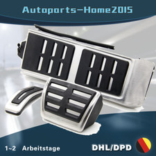 Edelstahl Pedalkappen Fußstütze PEDALE Für Audi A4 B8 8K A5 A6 4G A7 A8 Q3 Q5
