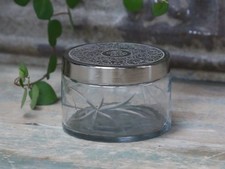 Chic Antique Glasdose rund