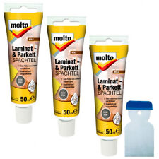 3x Molto Laminat- & Parkettspachtel 50 ml Set Holzreparatur alle Farben
