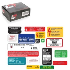 Hinweisschilder Stickerblatt