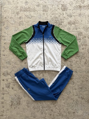 Lacoste anzug weiß blau - 4, m