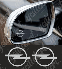 2x Spiegel Aufkleber für Opel Sticker Corsa Astra OPC GSI Insignia Tuning Decal