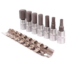 STECKSCHLÜSSEL SATZ 1/4 ZOLL SW 4-12 mm NUSS INNEN SECHSKANT für INBUS SCHRAUBEN