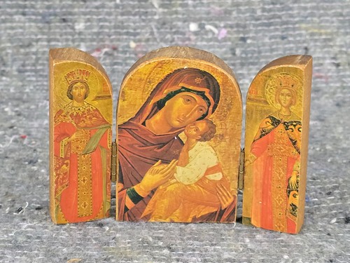 Holz ikone triptychon maria - triptychon,
