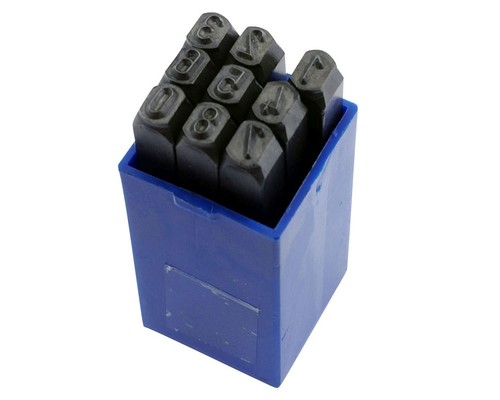 Schlagzahlen set 5mm - set, 0-9