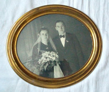 Messing Biedermeierrahmen um