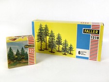 Lot 7893 Faller Nr. 320+1319 Tannen-Bäume fertige + Bausatz-Steck-Bäume, selten
