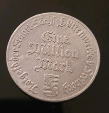 Eine Million Mark Münze 1923