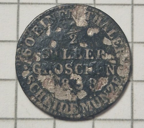 Halber silbergroschen 1853 - halber,